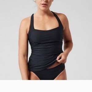 Athleta square neck bra cup tankini 36 B/C